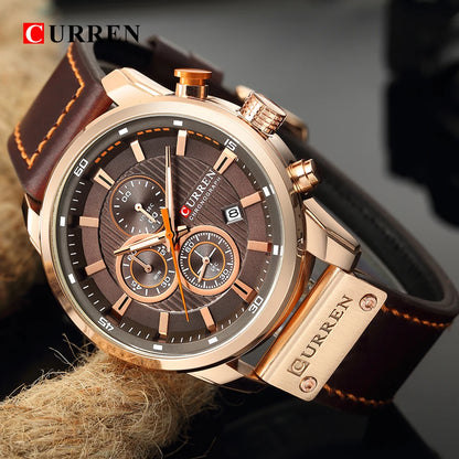 Fashion Date Quartz Men Watches