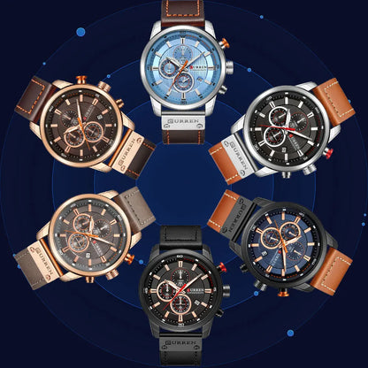 Fashion Date Quartz Men Watches